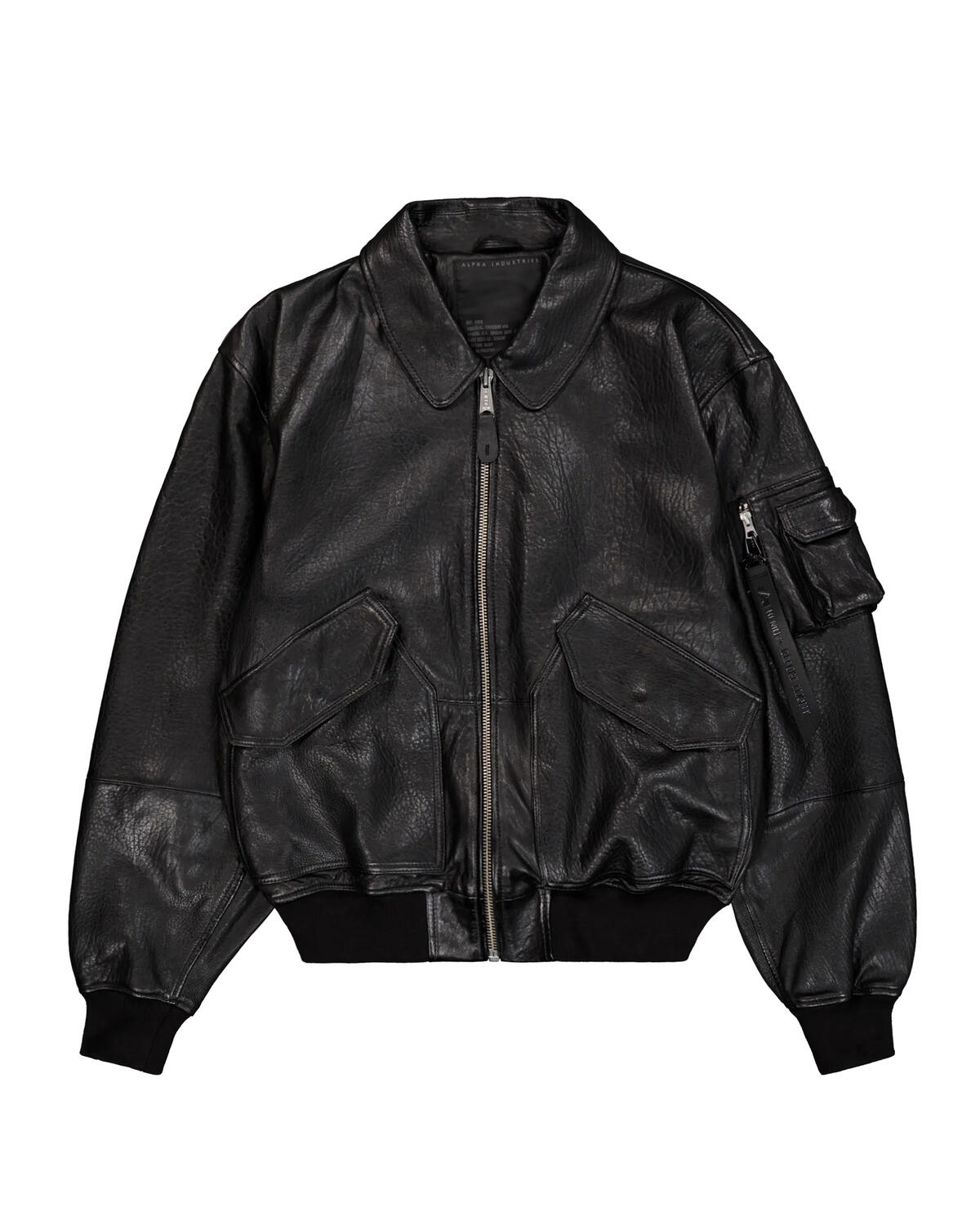 Alpha Industries CWU-36/P Leather UV Bomber Jacket | 768002-03